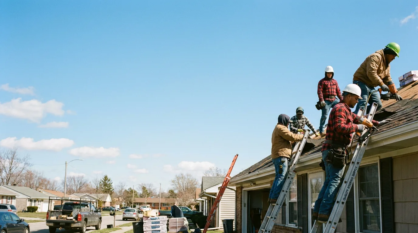 Roofing in New Paris, IN near me